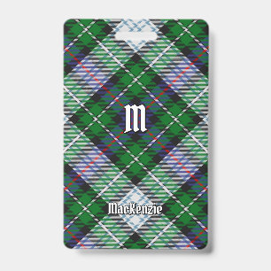 Badge Insigne de Clan MacKenzie en tartan de robe