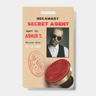 Badge Insigne de compagnie de l'agent secret du parti es