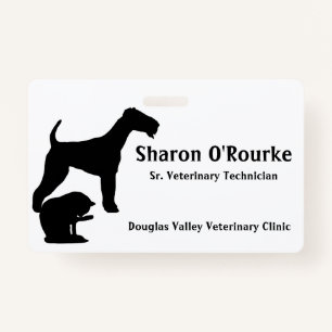 Badge Insigne de nom de chien et de chat