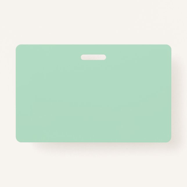 Badge Insigne de nom vert de la monnaie professionnelle (Devant)