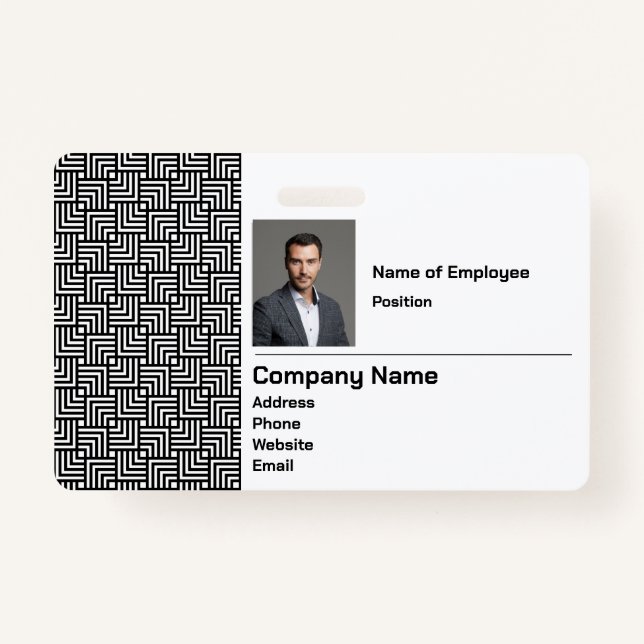 Badge Insigne de sécurité de l'entreprise (Devant)