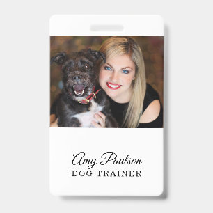 Badge Insigne de service pour animaux de compagnie photo