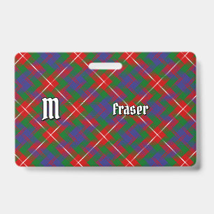 Badge Insigne de tartan du clan Fraser de Lovat
