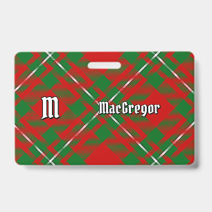 Badge Insigne de tartan du clan Gregor