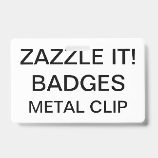 Badge INSIGNE ESCAMOTABLE d'AGRAFE personnalisé par