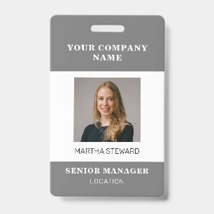 Badge Insigne ID photo de votre entreprise