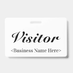 Badge Insigne "Visiteur" classique