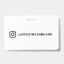 Instagram Business Cards | Your Instagram Name  ID