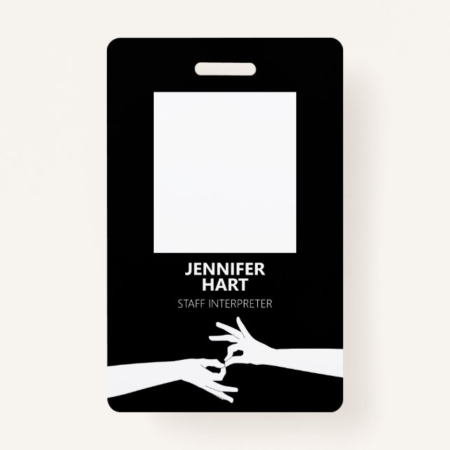 Badge Interprète (Devant)