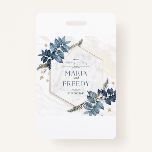 Badge Invitations de mariage (Devant)
