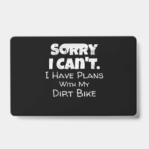 Badge J'ai des projets avec mon cadeau de moto cross