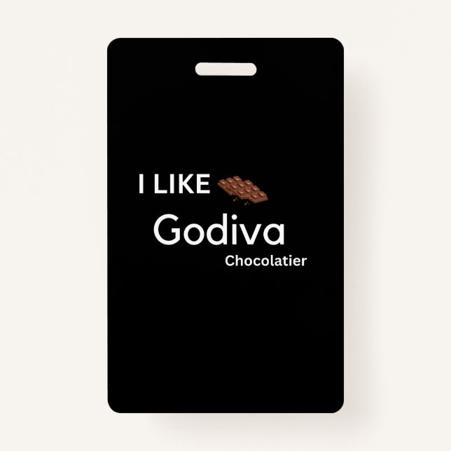 Badge J'aime godiva (Devant)