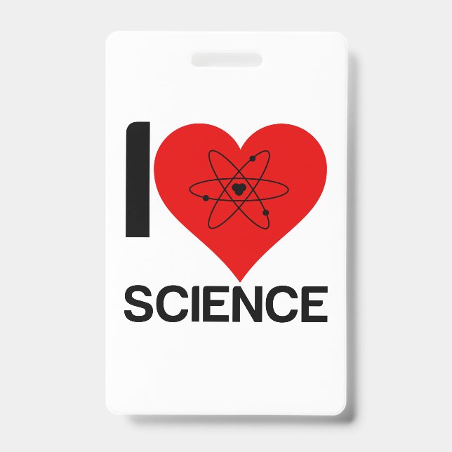 BADGE J'AIME LA SCIENCE (Face)