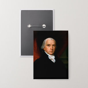 Badge James Madison le 4ème président : Amérique colonia