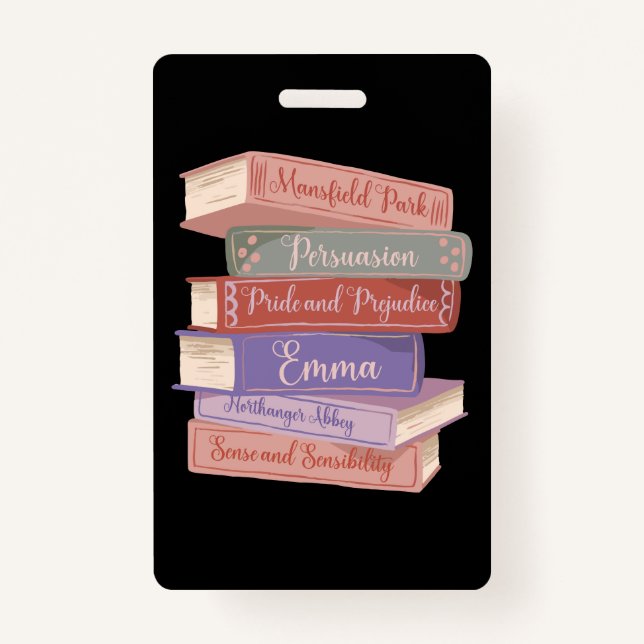 Badge Jane Austen's Novels V (Devant)