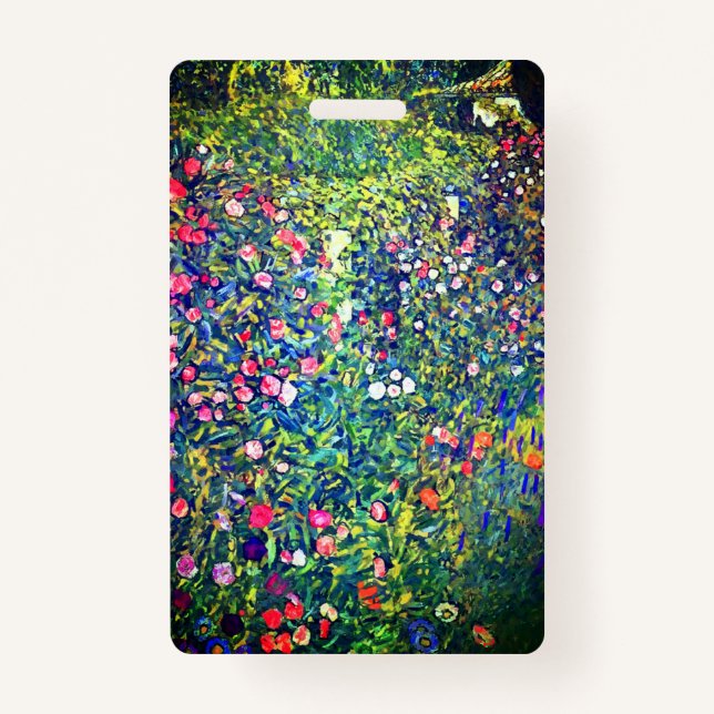 Badge Jardin italien Gustav Klimt (Devant)