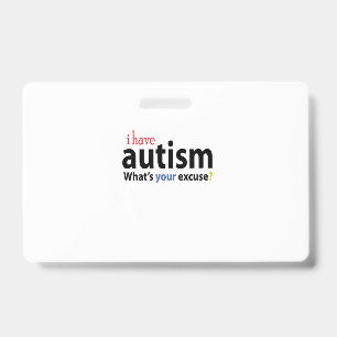 Badge JE SUIS AUTISTE MODE Autistique T-Shirt