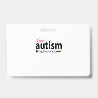 Badge JE SUIS AUTISTE MODE Autistique T-Shirt