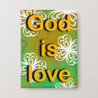 Badge Jeter Oreiller Dieu est amour