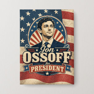Badge Jon Ossoff   Pour le président   Politique 