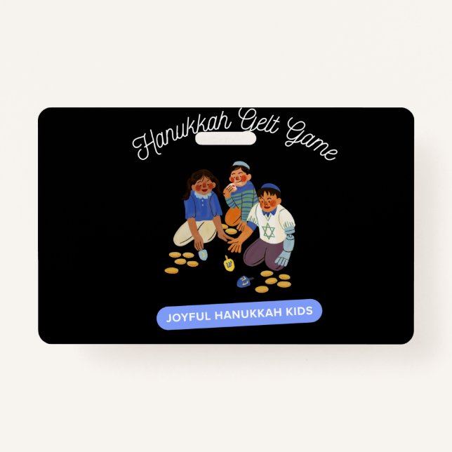 Badge Joyful Hanukkah Kids (Dos)