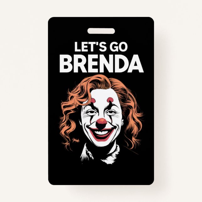 Badge Kamala Clown Go Go Brenda (Devant)