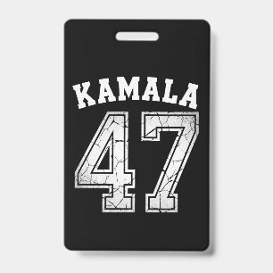 Badge Kamala Harris 47 Présidente Pour Le Peuple
