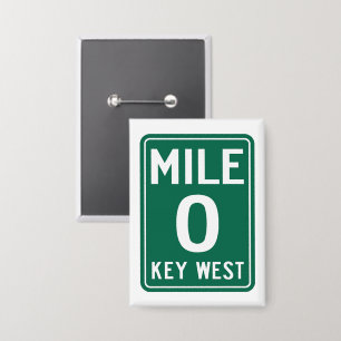 Badge Key West Mile 0, Floride États-Unis