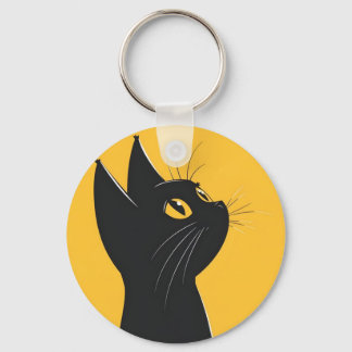 Badge keychain cat schlüsselanhänger