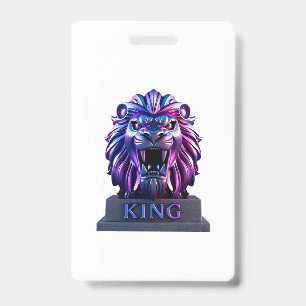 Badge La face de lion