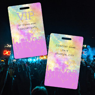Badge Laisser-passer VIP d'accès à tous les concerts Neo
