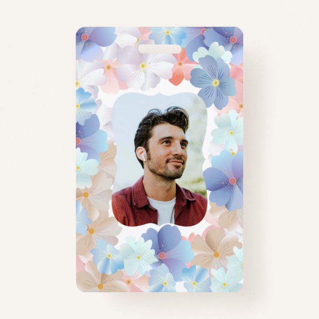 Badge L'amour pur comme Fleur (Devant)