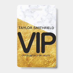 badge lanyard VIP personnalisé moderne tendance en