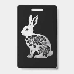Badge Lapin de Pâques