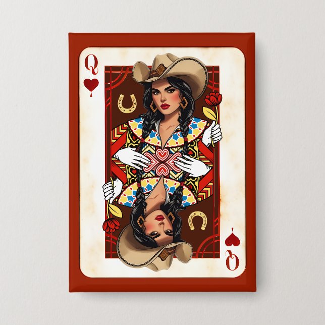 Badge Last Rodeo Midwest Queen of Hearts Card (Recto)
