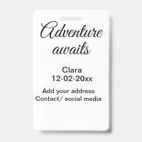 L'aventure commence ajouter nom date année lieu