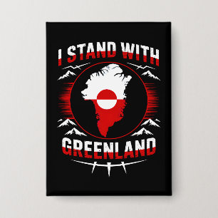 Badge Le Groenland n'est pas à vendre