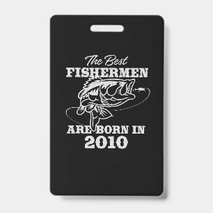Badge Le meilleur cadeau d'anniversaire pour Pêcheur pêc