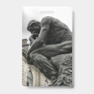 Badge Le Penseur Rodin Paris Sculpture