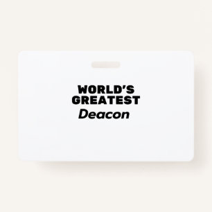 Badge Le plus grand diacre du monde