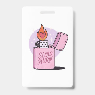 Badge Lecteur de combustion lente