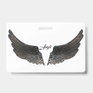 Badge Les Ailes d'Angel gardent la mémoire de l'amour du
