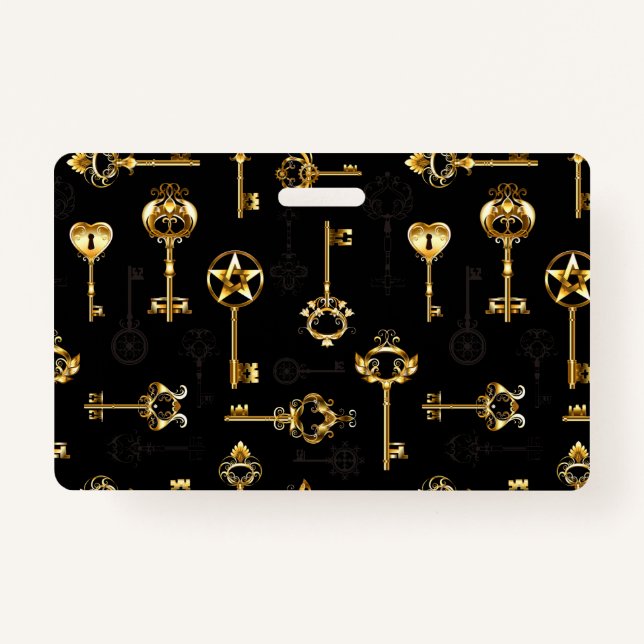 Badge Les Patters de Seamless avec Golden Keys (Devant)
