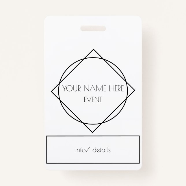 Badge létard géométrique (Devant)