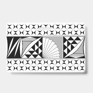 Badge Lever du soleil amérindien du sud-ouest en gris