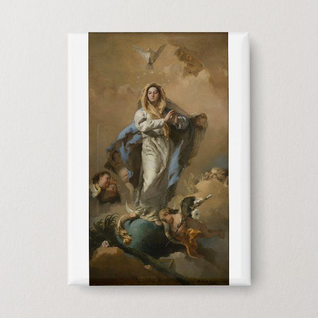 Badge L'Immaculée Conception par Giovanni Tiepolo (Recto)