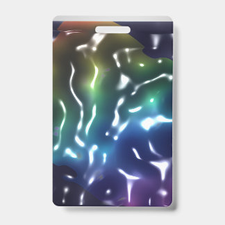 Badge Liquide Acide de Ripple Arc-en-Ciel
