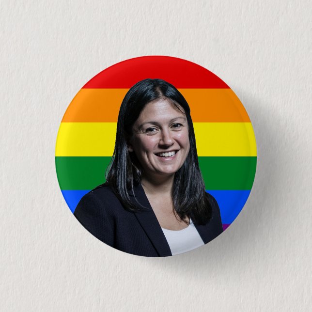 Badge Lisa Nandy LGBT (Devant)