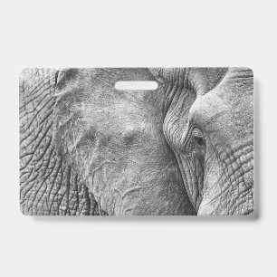Badge L'oeil d'un éléphant