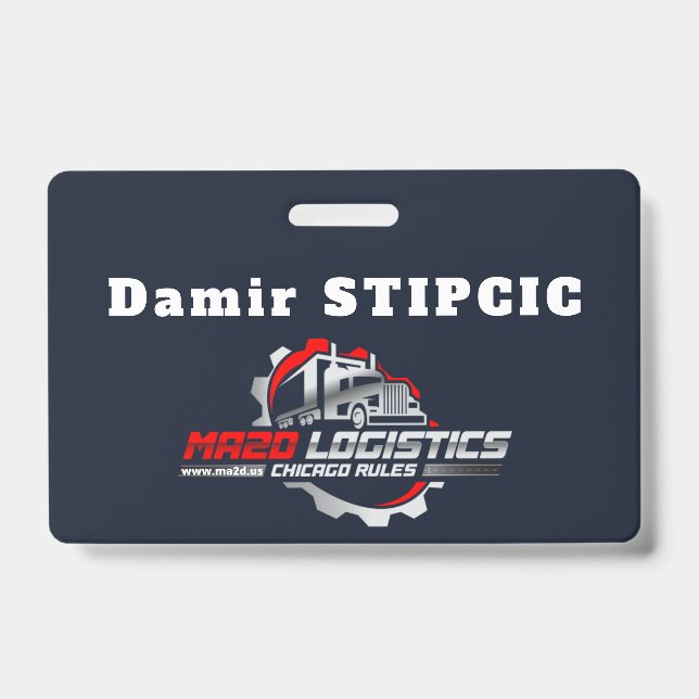 BADGE LOGISTIQUE MA2D (Avant)